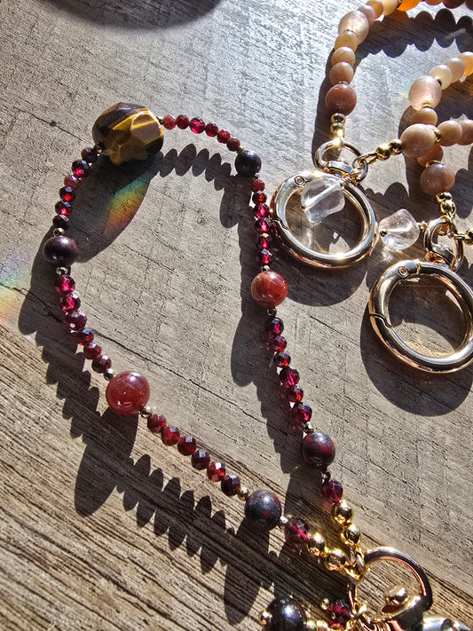 Tiger Eye & Garnet Wristlet My Store