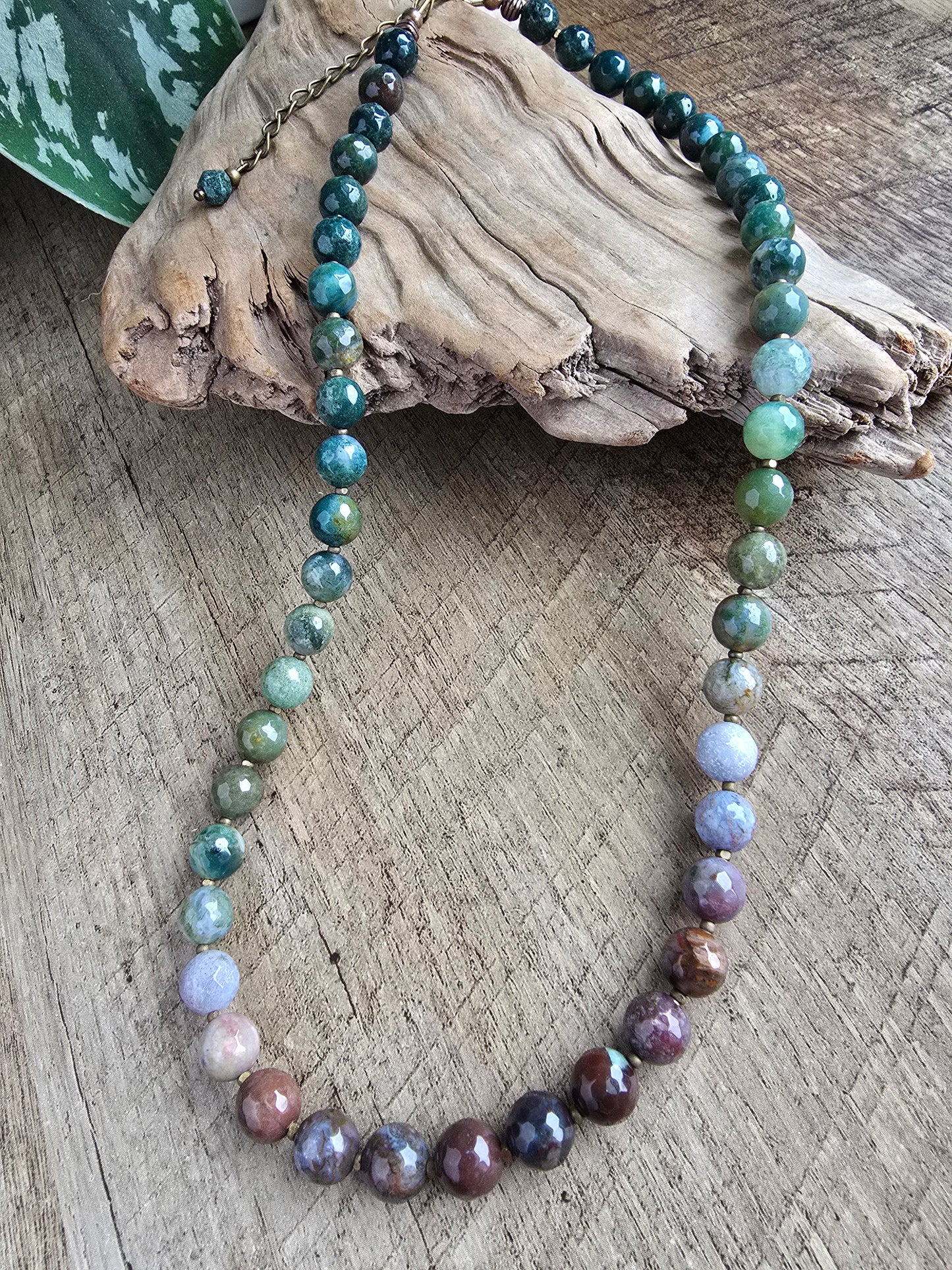 Moss & River Necklace Sacred Sol Design