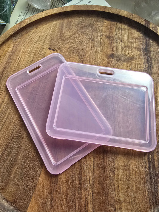 Colorful Transparent Card Protector Sleeves (Vertical & Horizontal) Sacred Sol Design