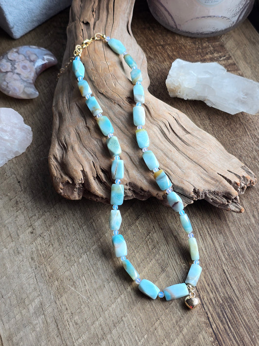 The Serene Heart Necklace Sacred Sol Design