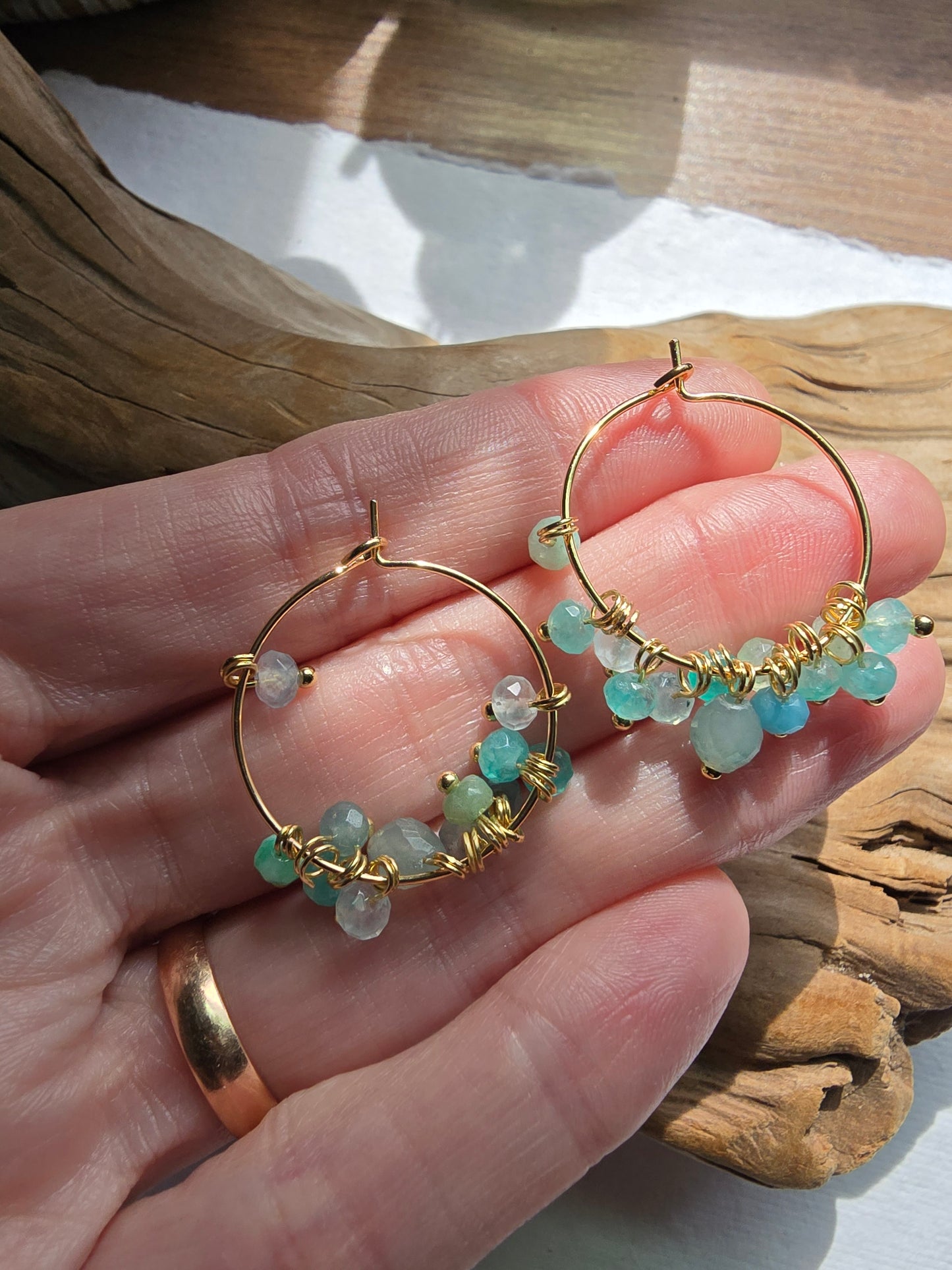 Kaleidoscope Tide Earrings Sacred Sol Design