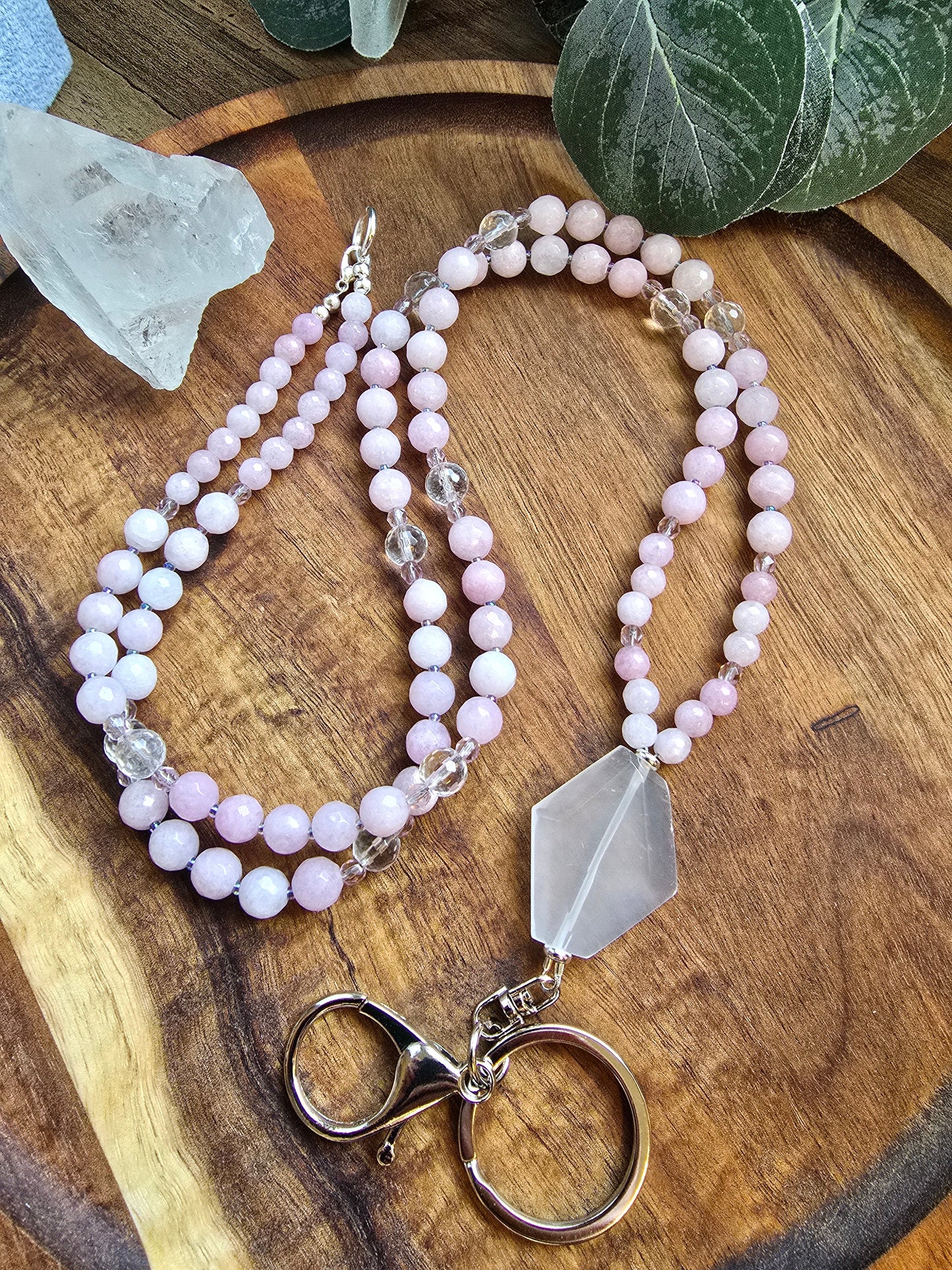 The Kindred Soul - Soft Purple Kunzite Lanyard Sacred Sol Design
