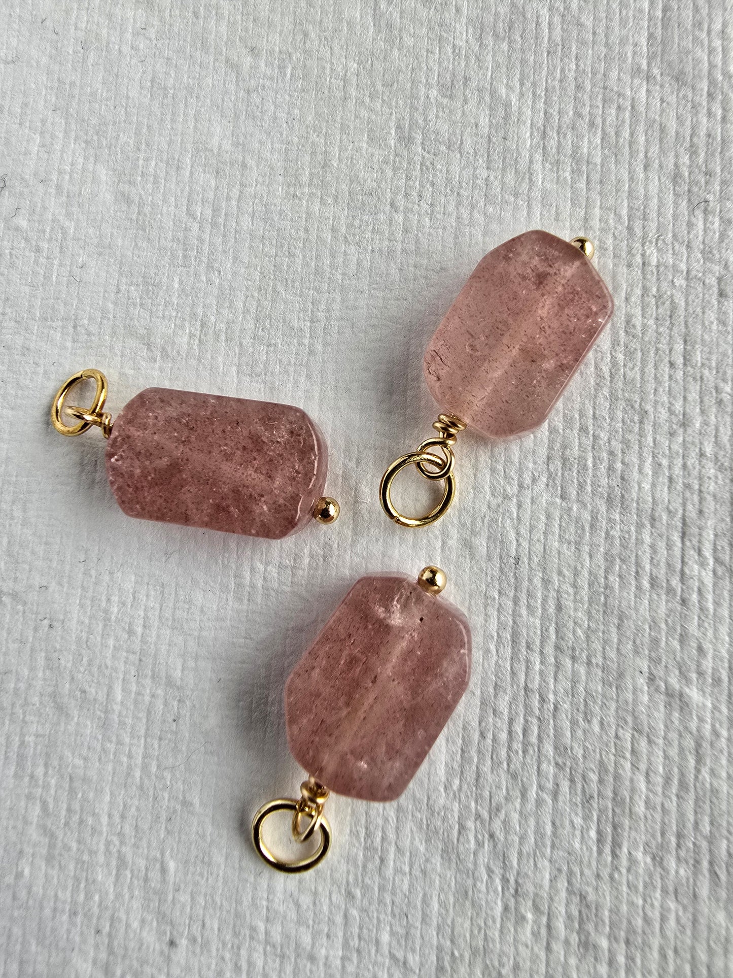 Strawberry Quartz Drops Sacred Sol Design