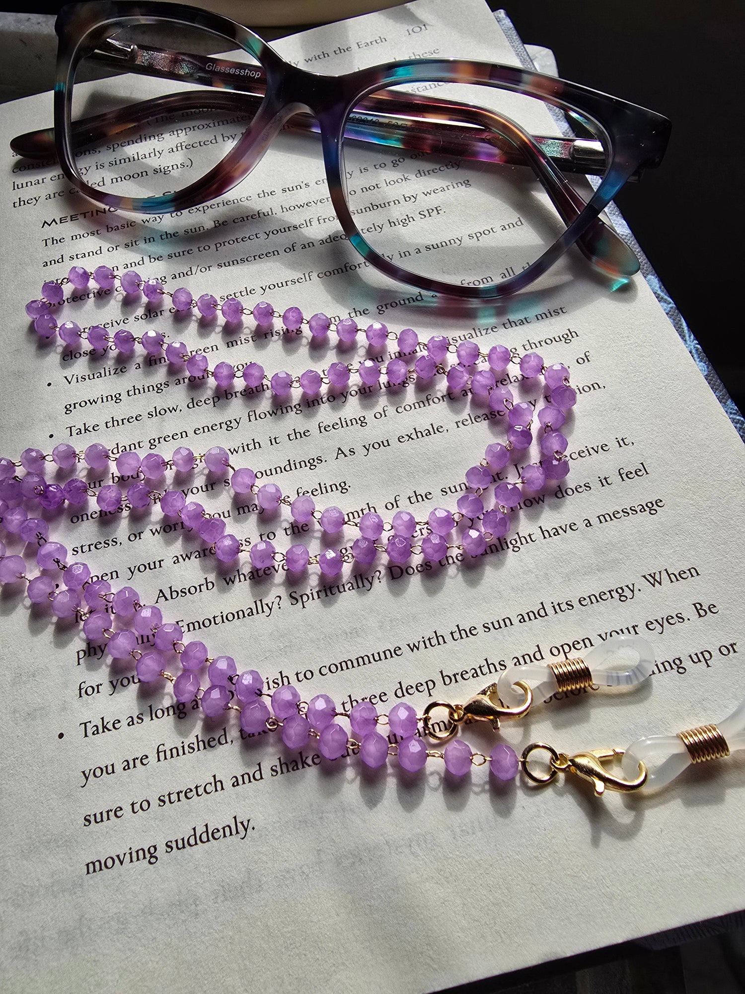 Eyeglass-Chains Sacred Sol Design