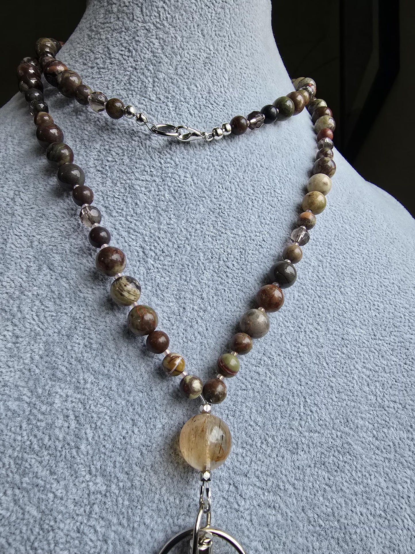 The Earth & Stone Lanyard Sacred Sol Design