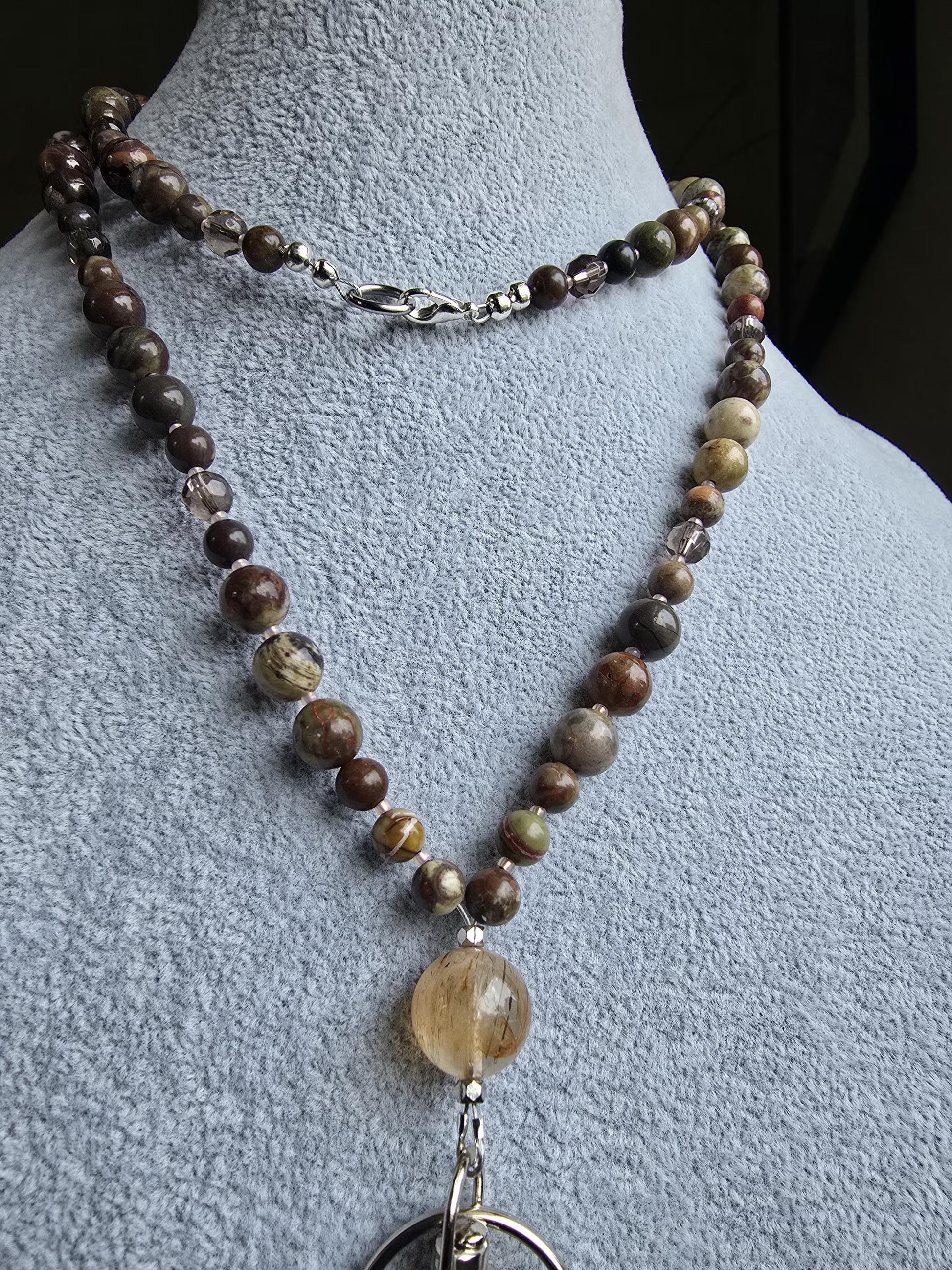 The Earth & Stone Lanyard Sacred Sol Design