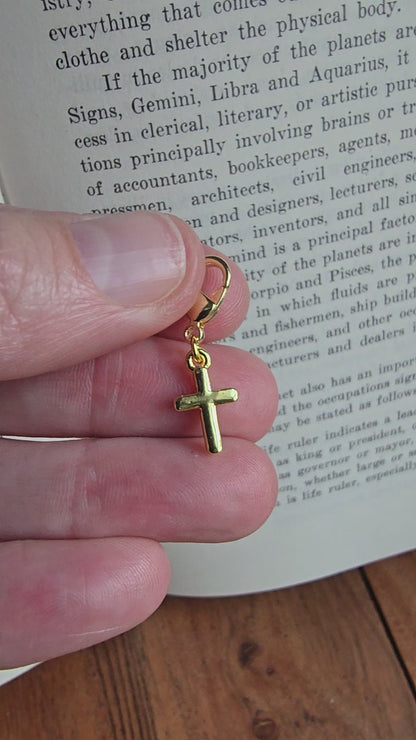 Dainty Faith Cross Charm