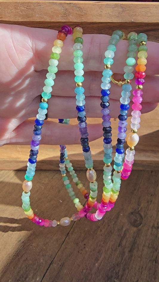 The Over the Rainbow Convertible Lanyard & Bracelet set