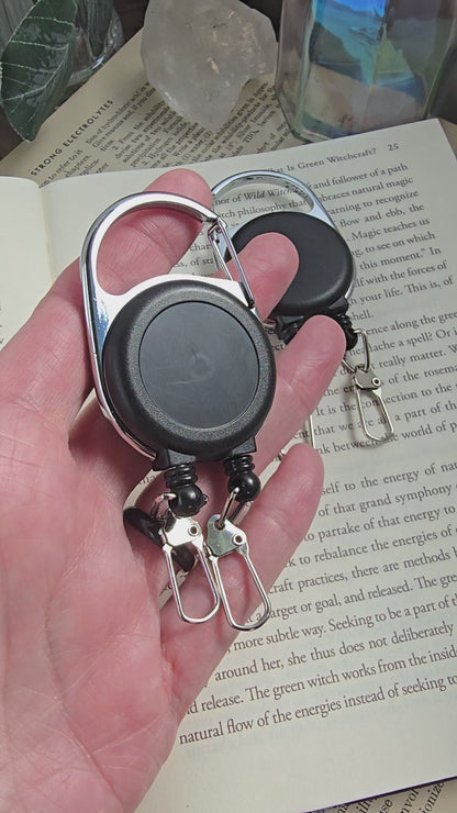 Dual-Function Retractable Badge Reel (Double-Headed)