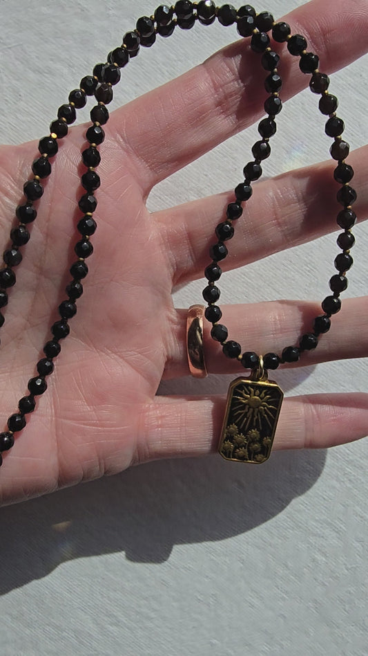 Black Agate Necklace