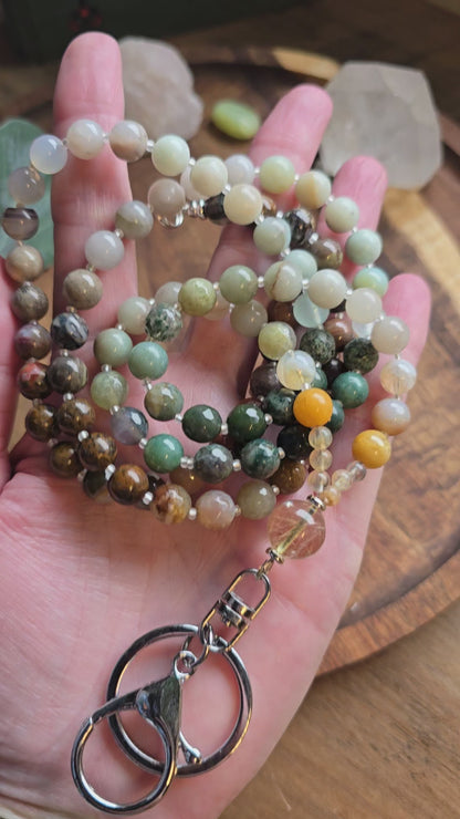The Inner Balance Gemstone Lanyard