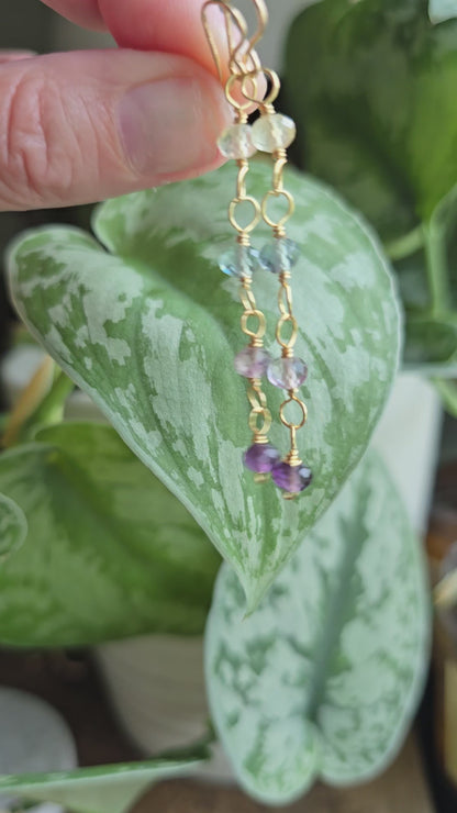 Morning Tide Fluorite Earrings