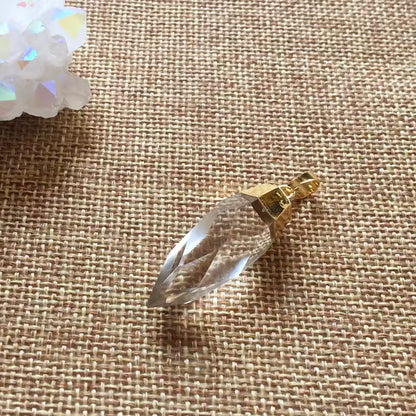 Natural Clear Quartz Point Charm My Store