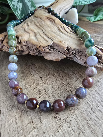 Moss & River Necklace Sacred Sol Design