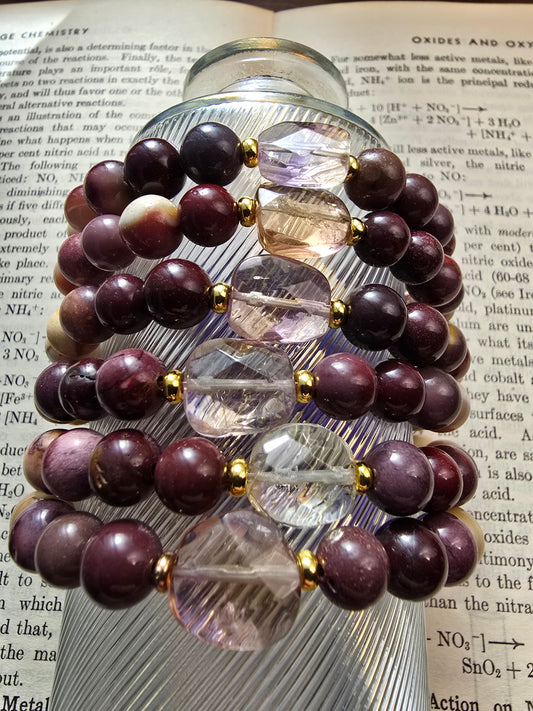 Mookaite and Ametrine Bracelet My Store