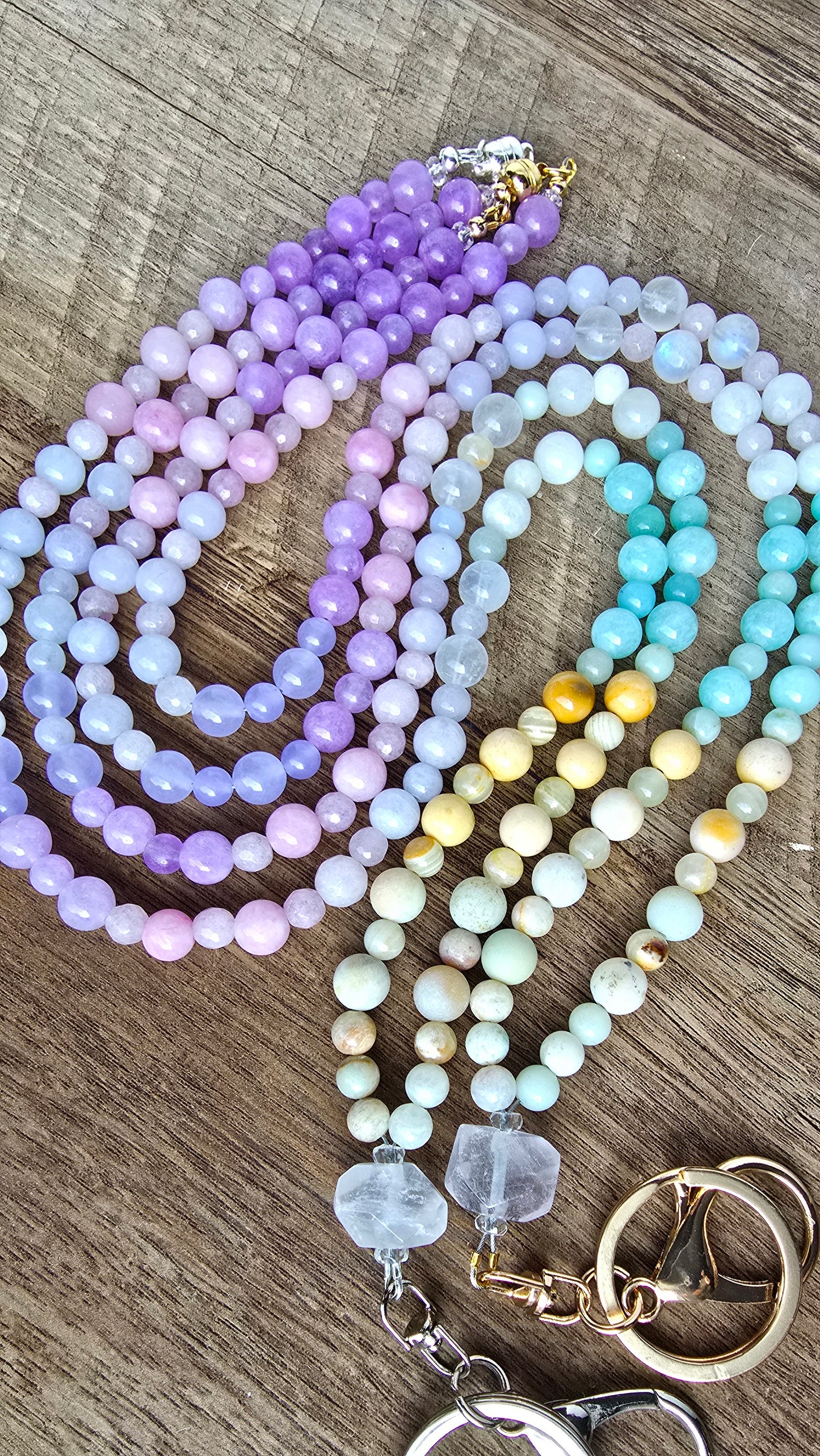 Sunset Tide Gemstone Lanyard Sacred Sol Design