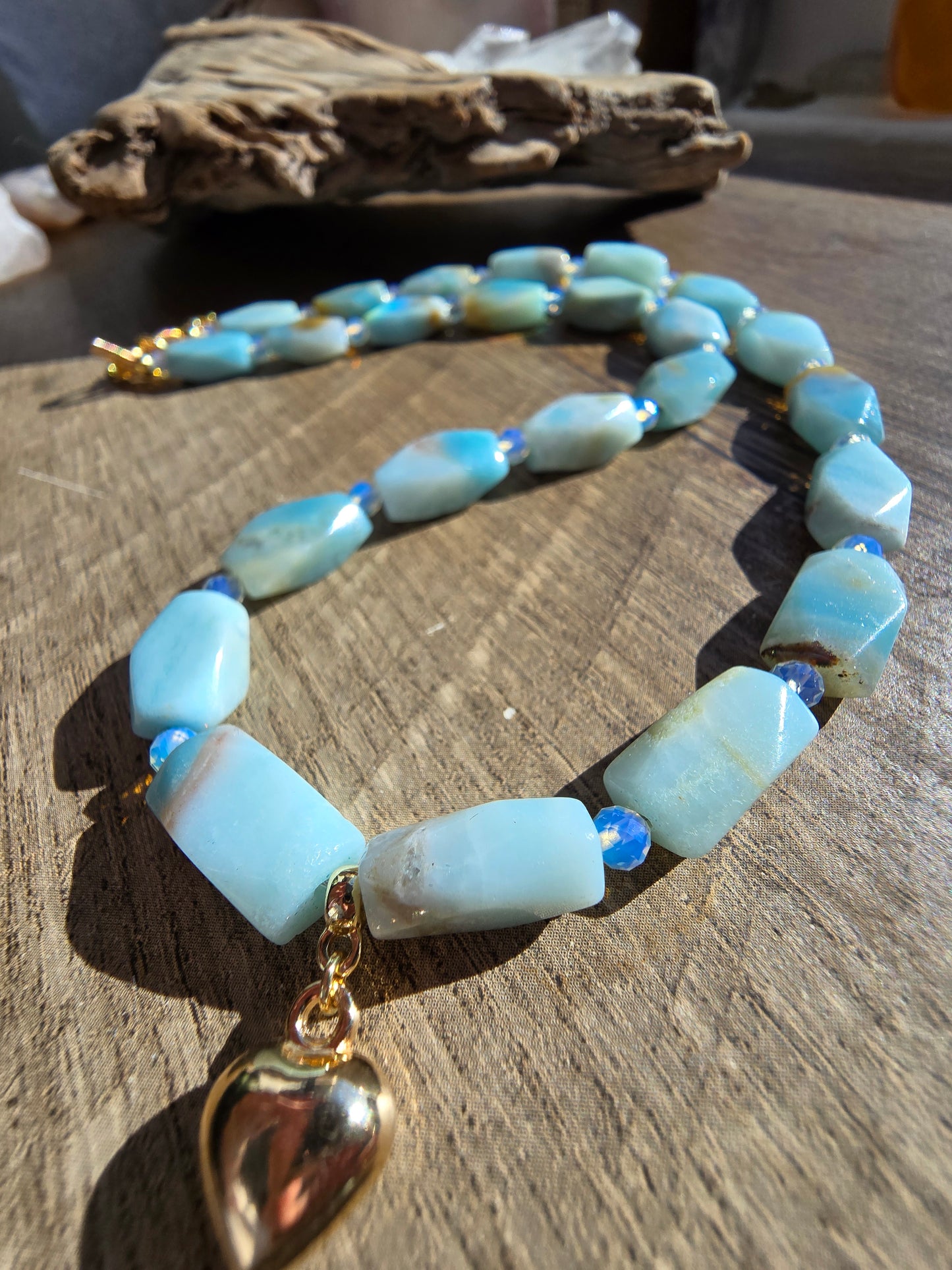 The Serene Heart Necklace Sacred Sol Design