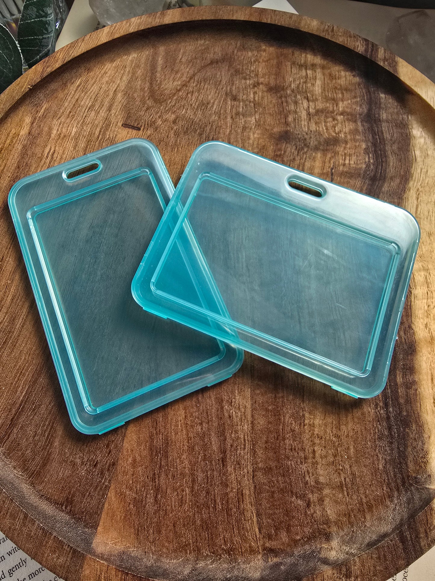 Colorful Transparent Card Protector Sleeves (Vertical & Horizontal) Sacred Sol Design