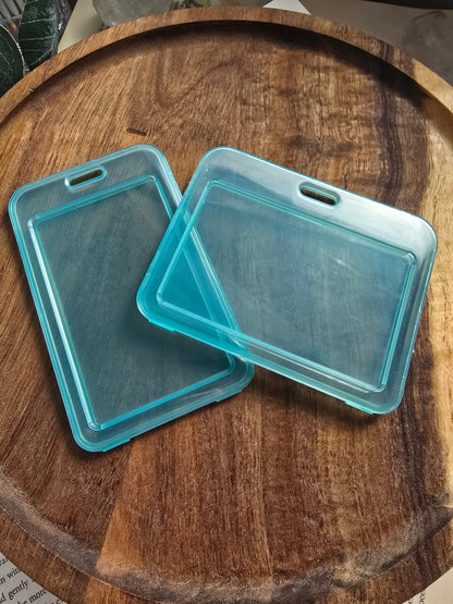 Colorful Transparent Card Protector Sleeves (Vertical & Horizontal) Sacred Sol Design