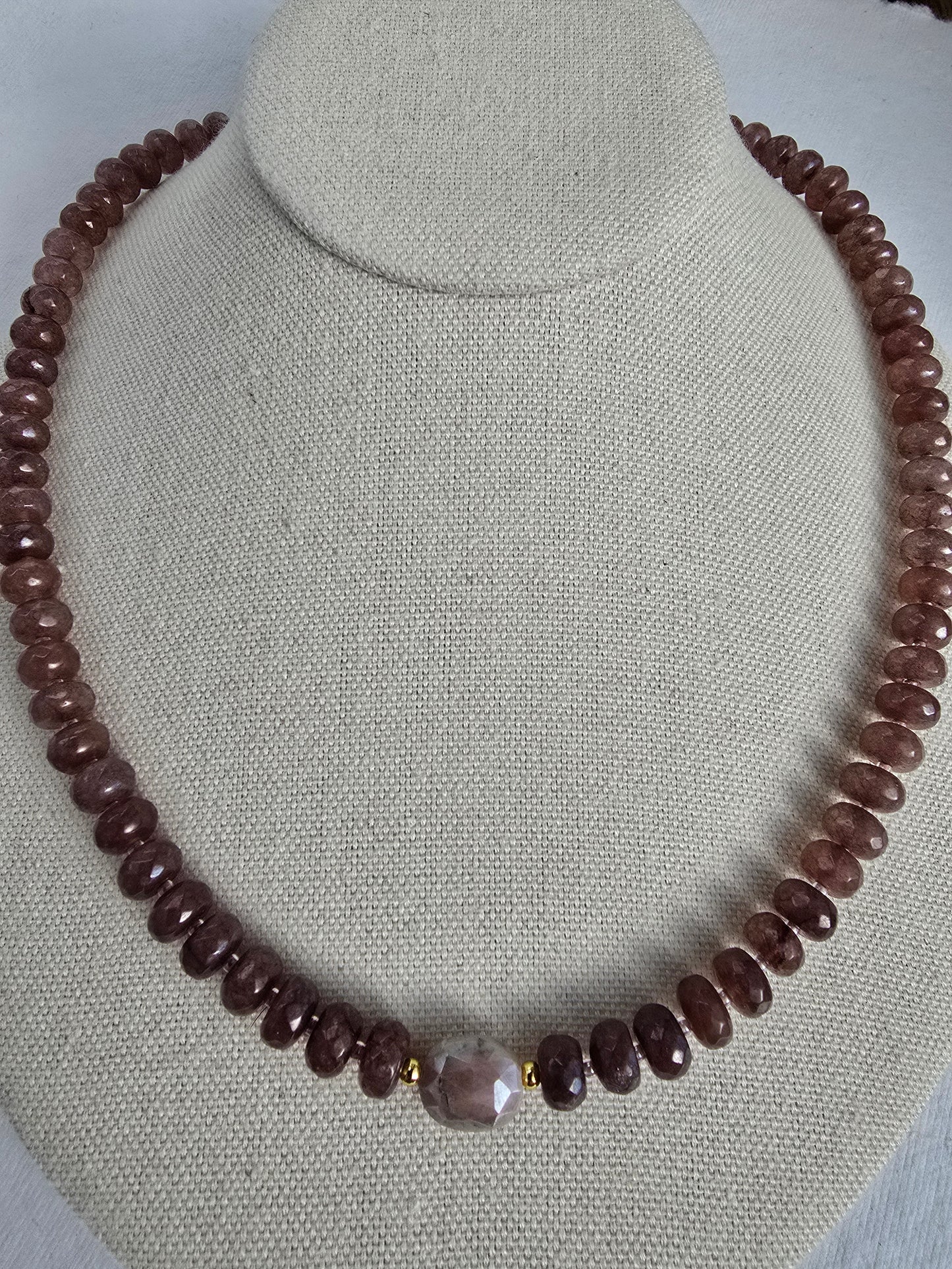 Plum Jade & Mystic Aura Quartz Sacred Sol Design
