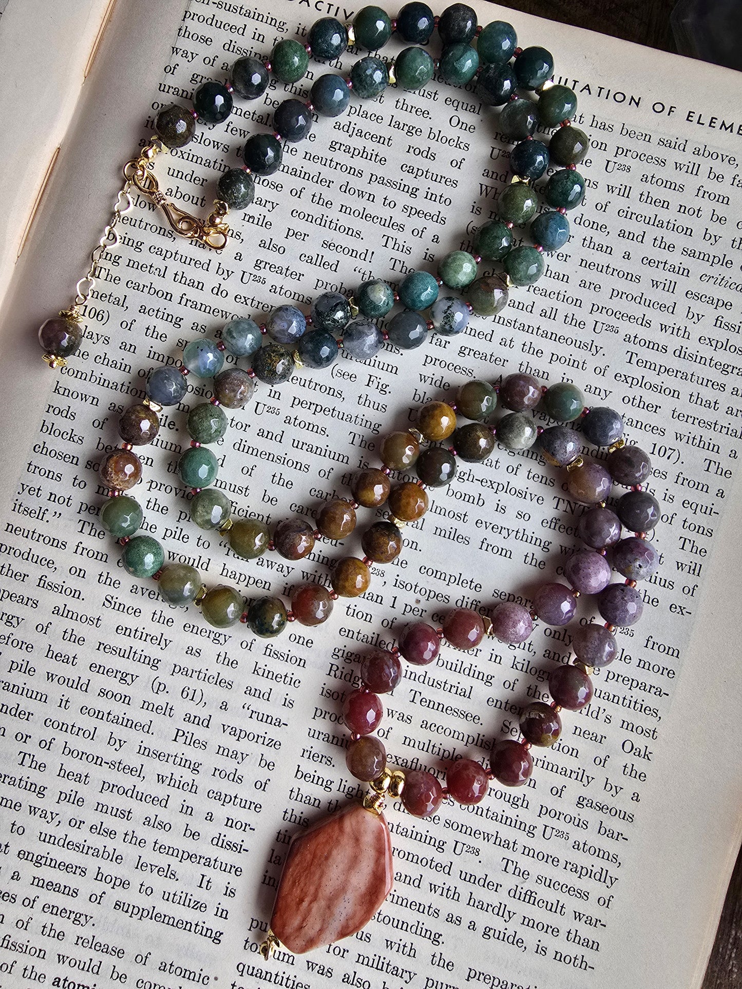 The Indian Summer Opera Necklace Sacred Sol Design