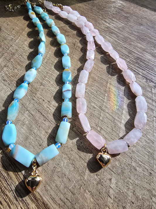 The Serene Heart Necklace Sacred Sol Design