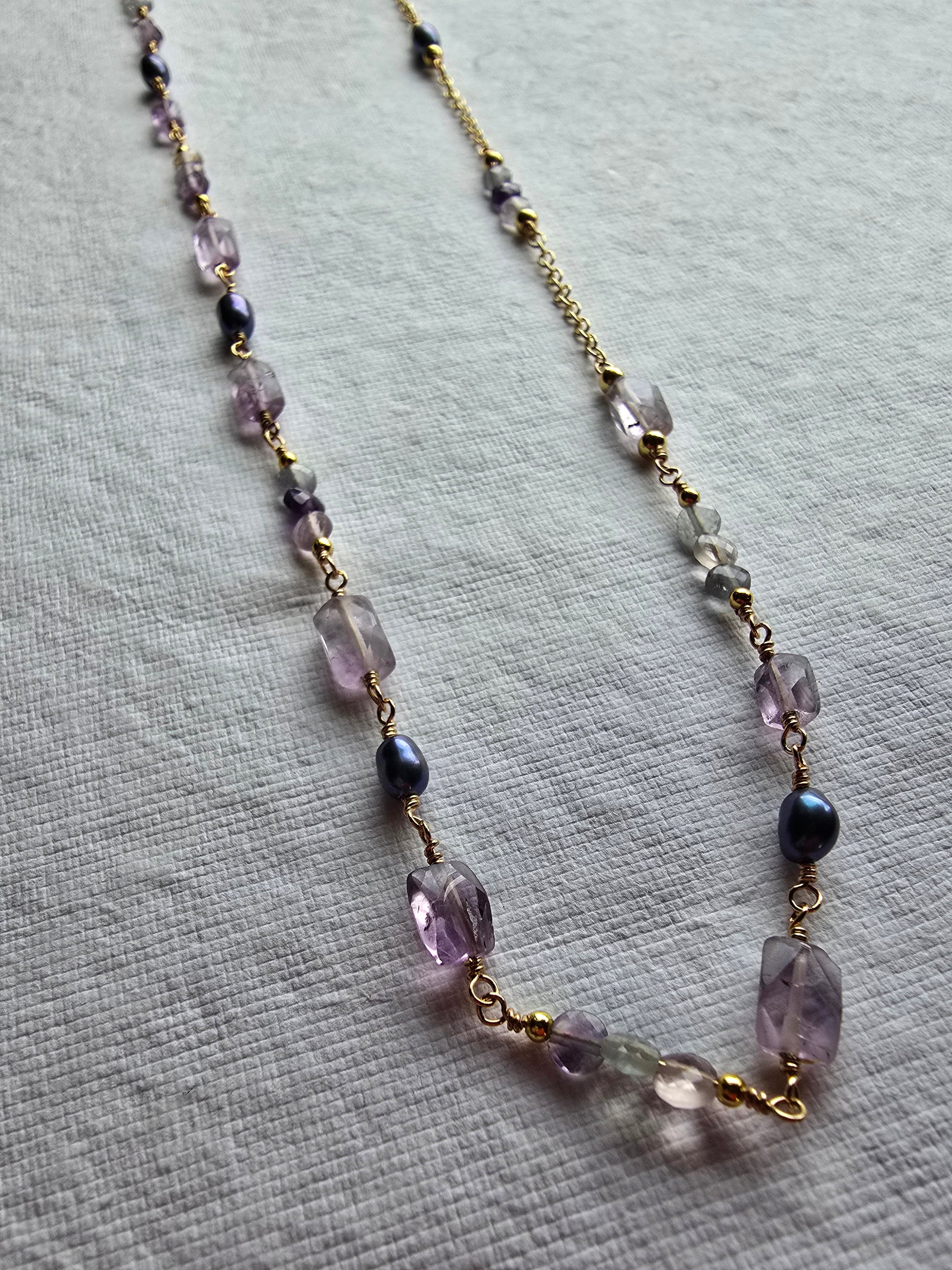 Violet Tide Necklace Sacred Sol Design