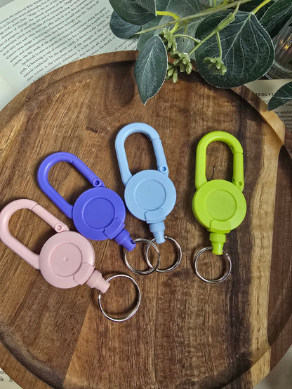 Cotton Candy Colorful Extendable Badge Reel Sacred Sol Design