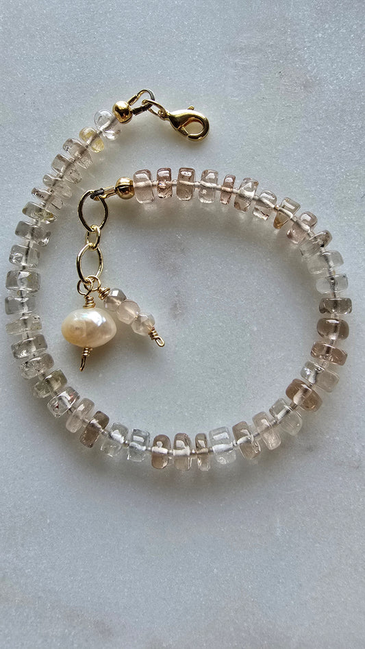 Luster Champagne Quartz Bracelet My Store