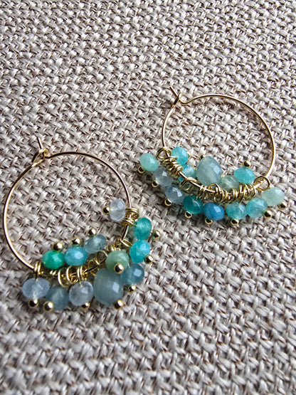 Kaleidoscope Tide Earrings Sacred Sol Design