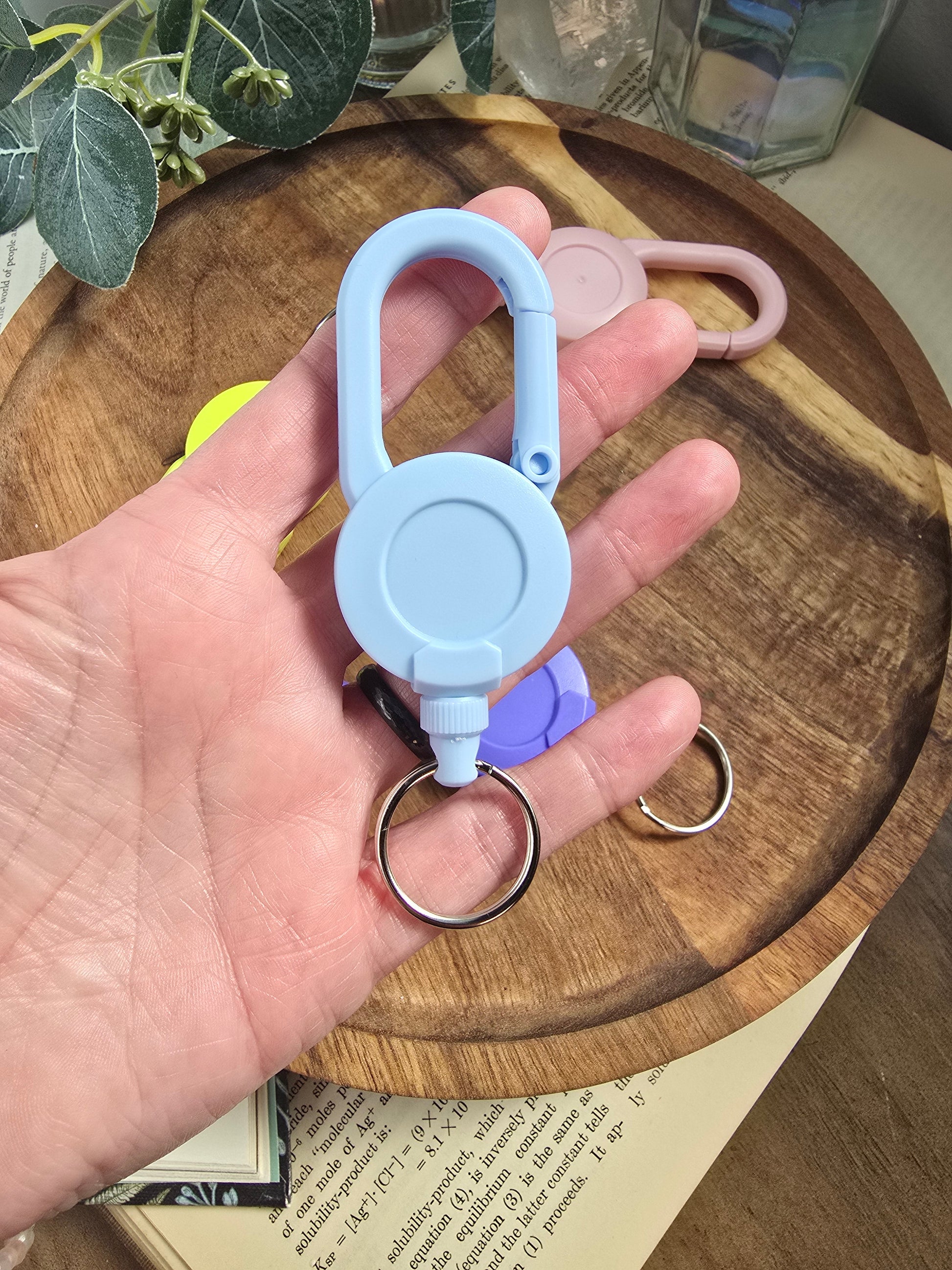 Cotton Candy Colorful Extendable Badge Reel Sacred Sol Design