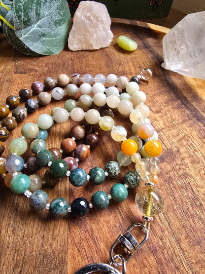 The Inner Balance Gemstone Lanyard Sacred Sol Design