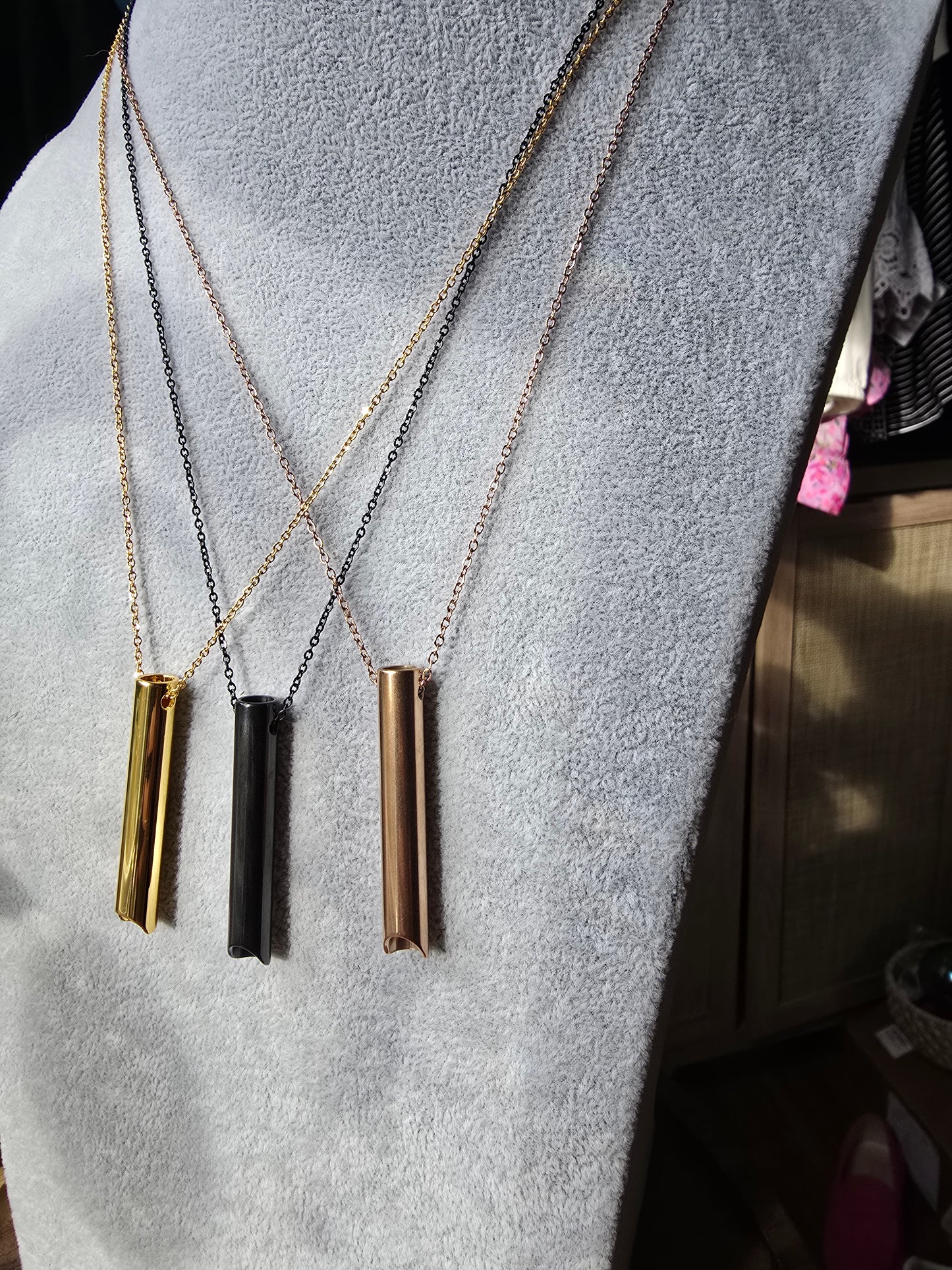 The Mindful Exhale Pendant (Fine Chain) Sacred Sol Design