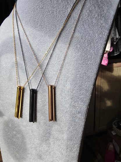 The Mindful Exhale Pendant (Fine Chain) Sacred Sol Design