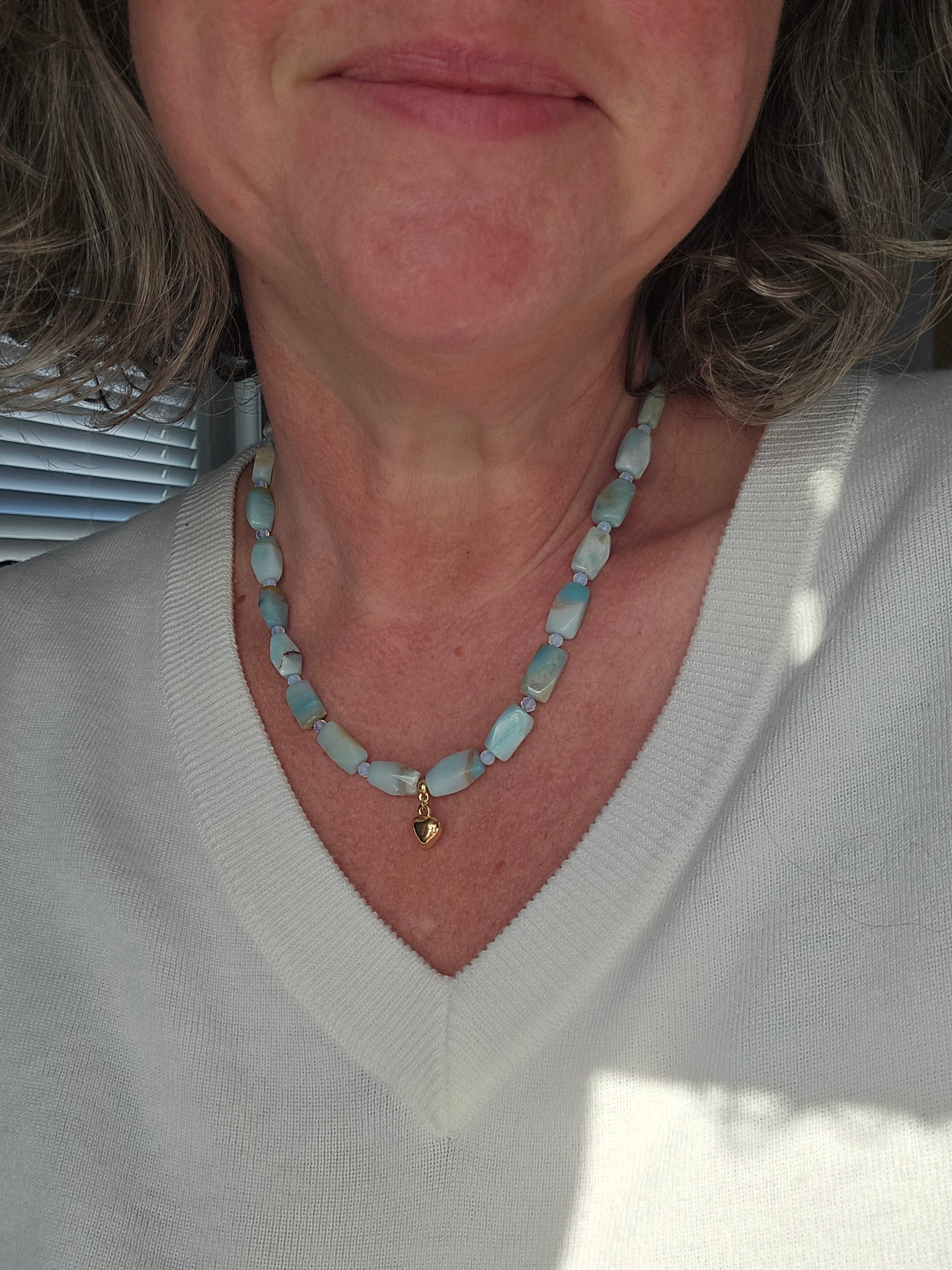 The Serene Heart Necklace Sacred Sol Design
