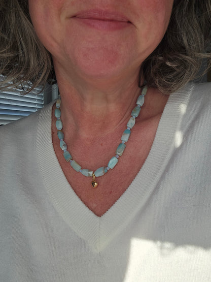 The Serene Heart Necklace Sacred Sol Design