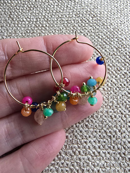 Kaleidoscope Confetti Earrings Sacred Sol Design