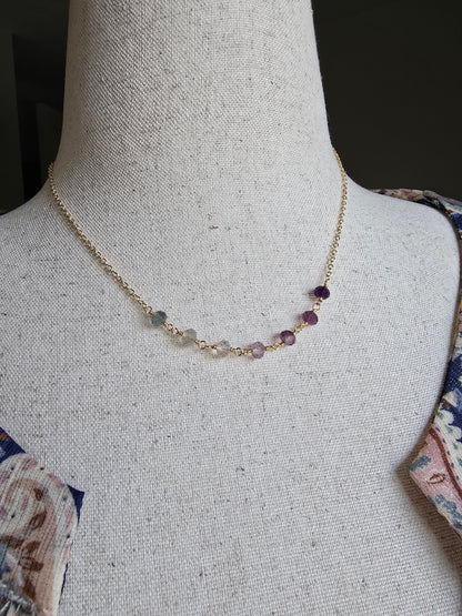 Morning Tide Fluorite Necklace Sacred Sol Design