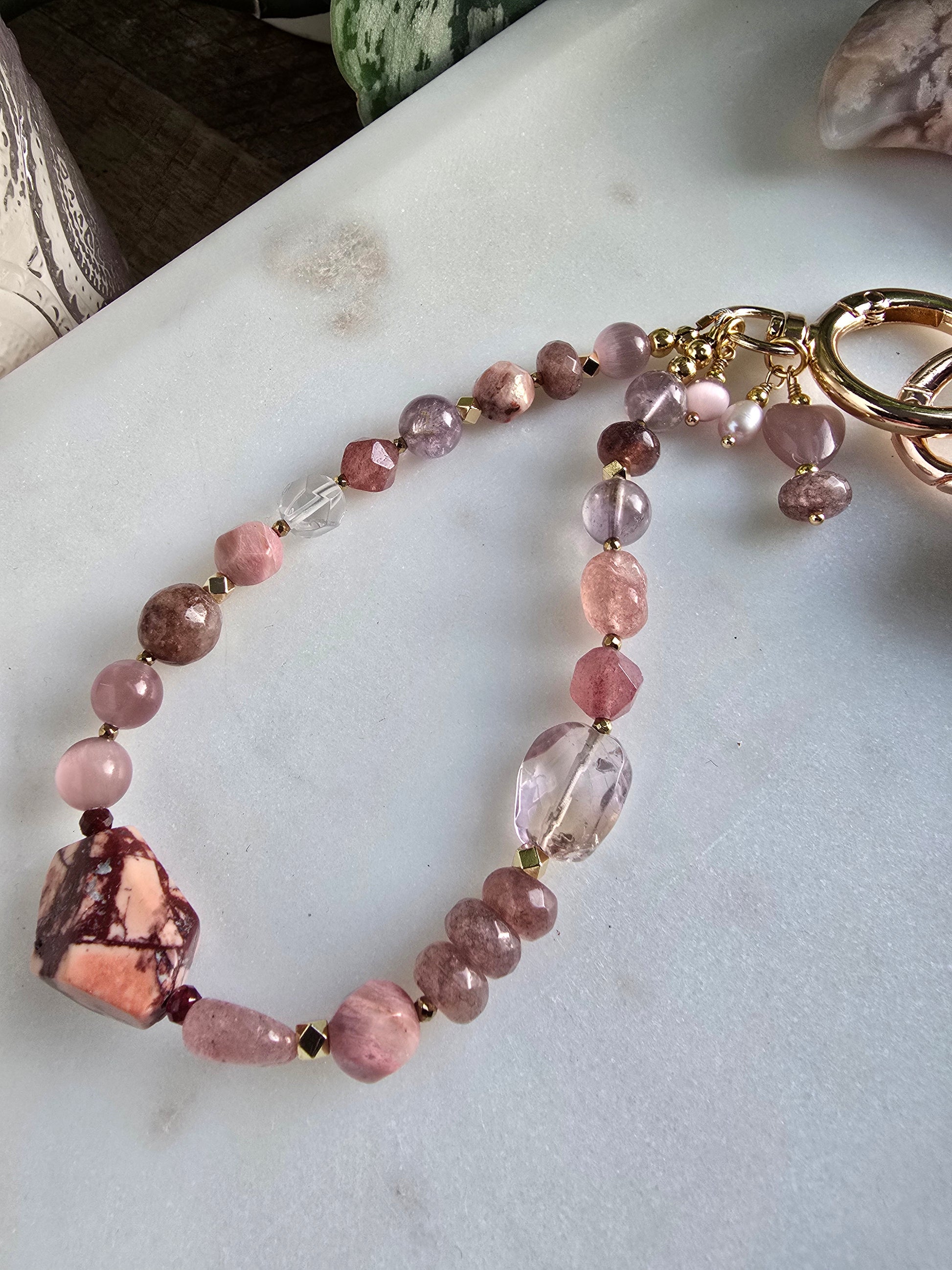 Mauve Meadow Wristlet My Store