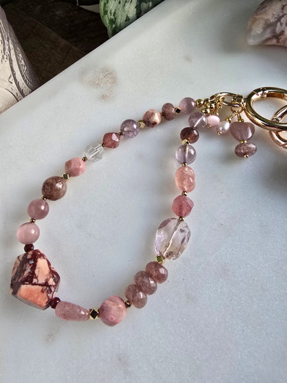 Mauve Meadow Wristlet My Store