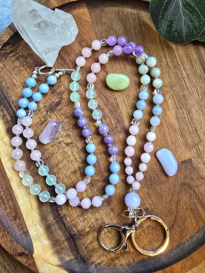 The Calming Cosmos Badge Lanyard Sacred Sol Design