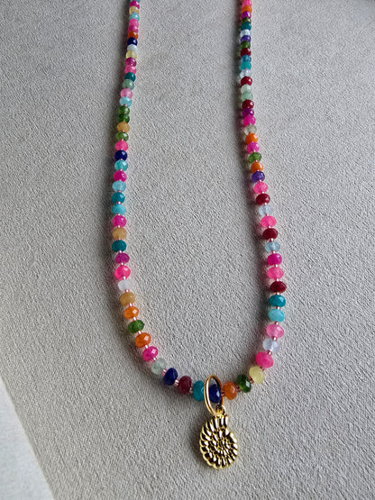 Kaleidoscope - Confetti 8MM 17.5" Necklace Sacred Sol Design