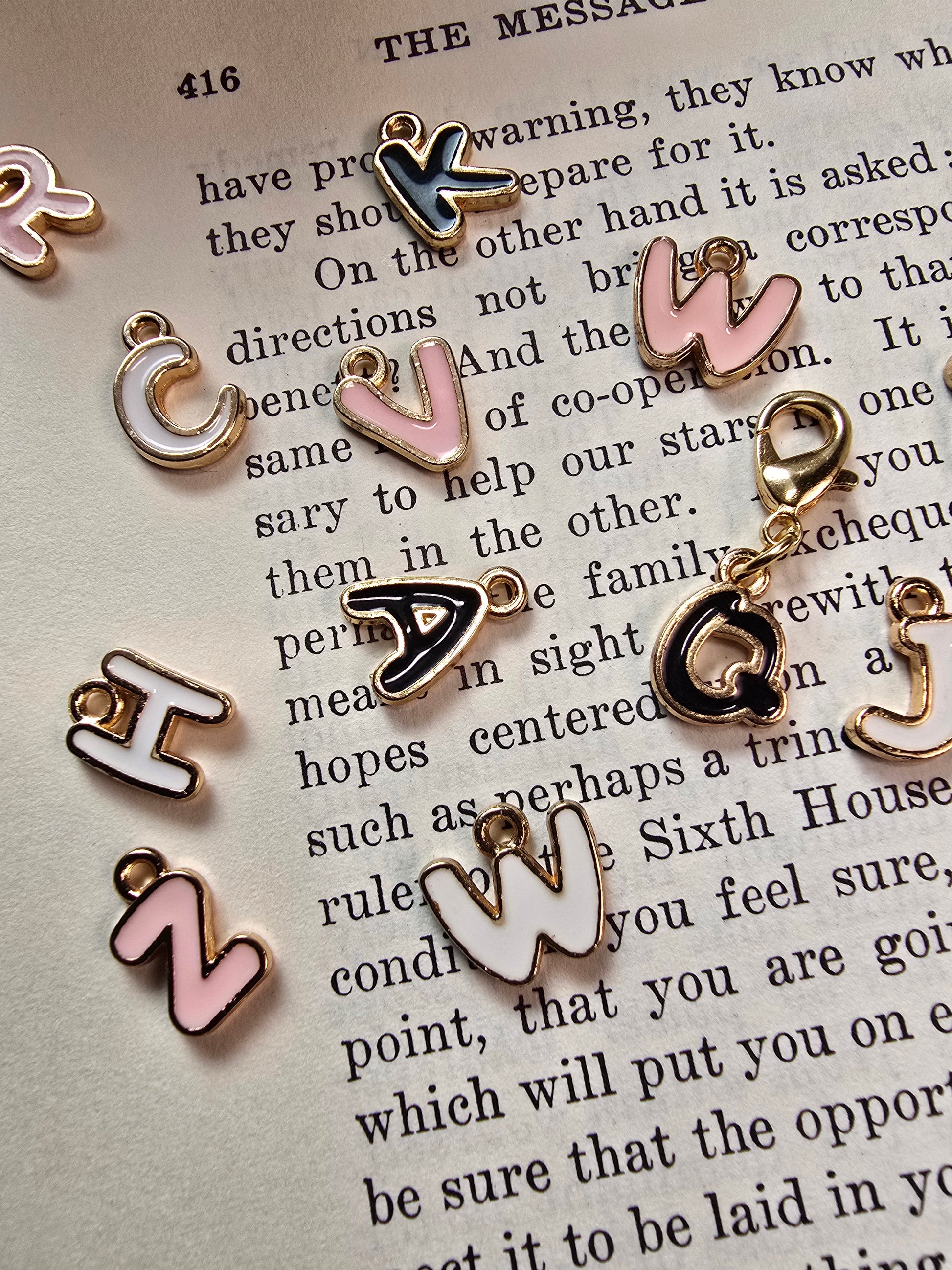 Bubble Letter Charm My Store