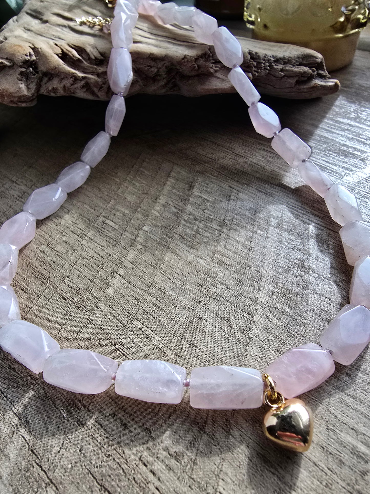 The Serene Heart Necklace Sacred Sol Design