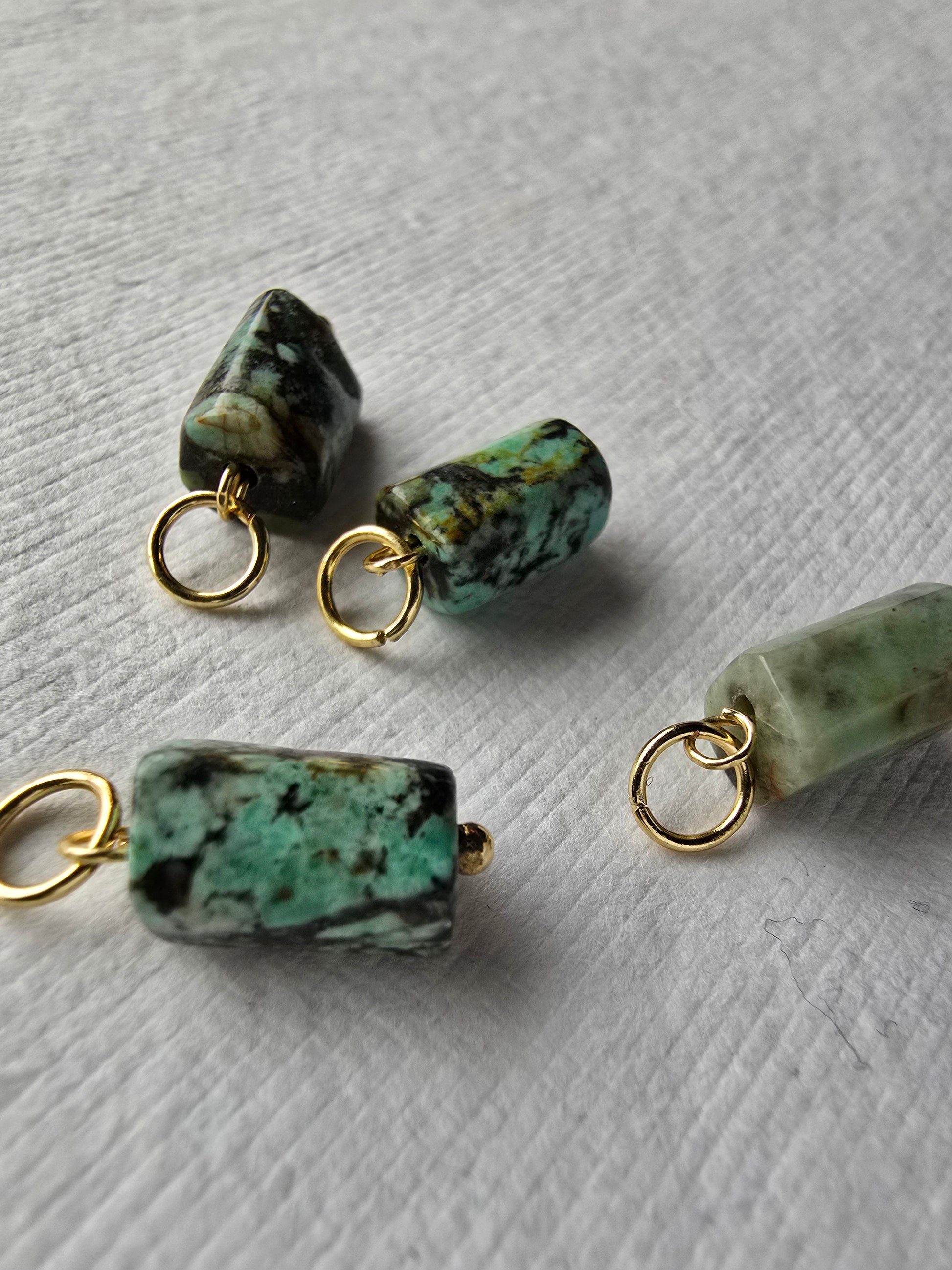 Turquoise Barrel Drops Sacred Sol Design