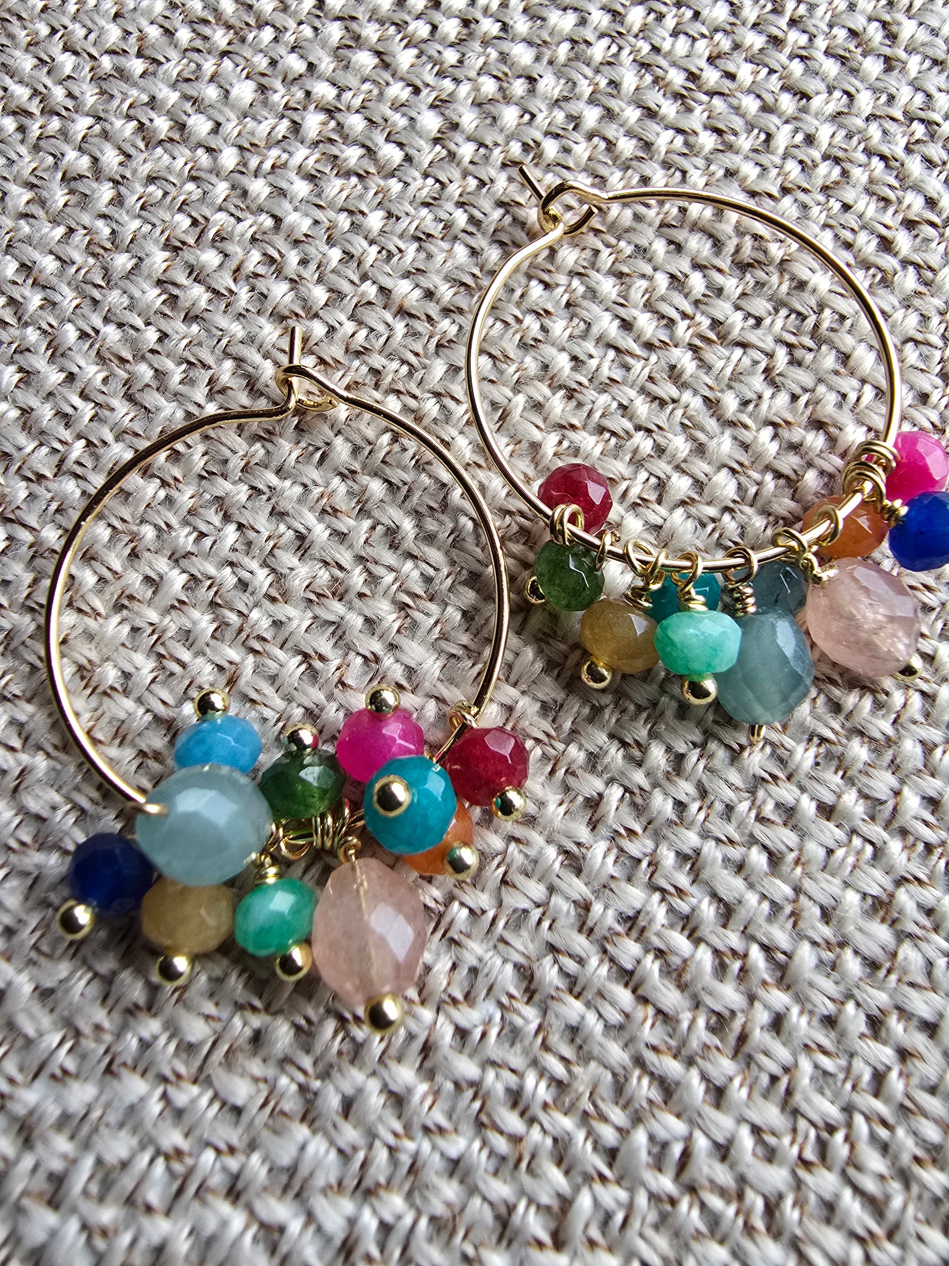 Kaleidoscope Confetti Earrings Sacred Sol Design