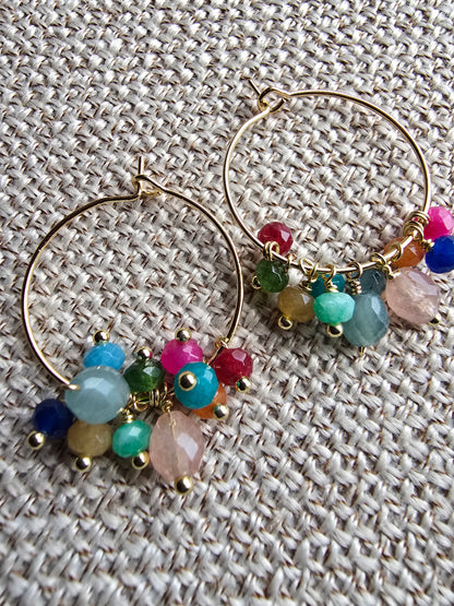 Kaleidoscope Confetti Earrings Sacred Sol Design