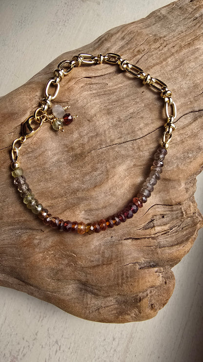 Tundra Sapphire + Gold-Filled Adjustable Bracelet My Store