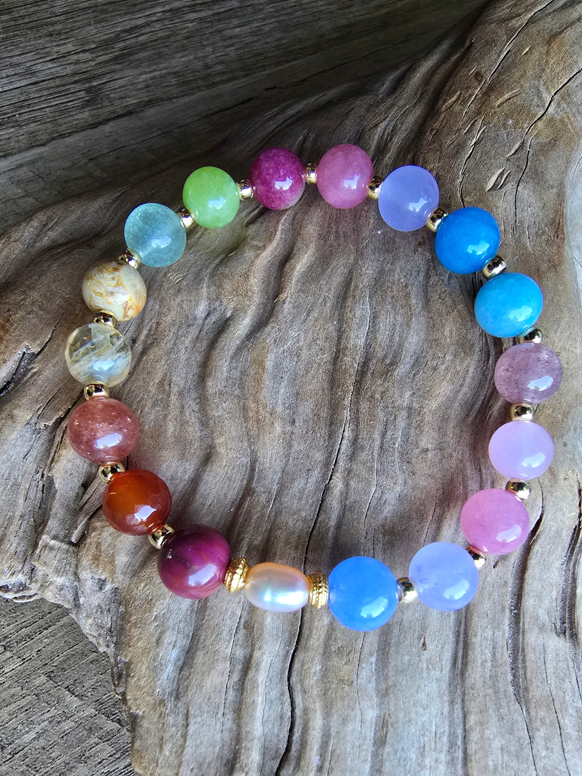 Kaleidoscope Confetti Stretch Bracelet My Store