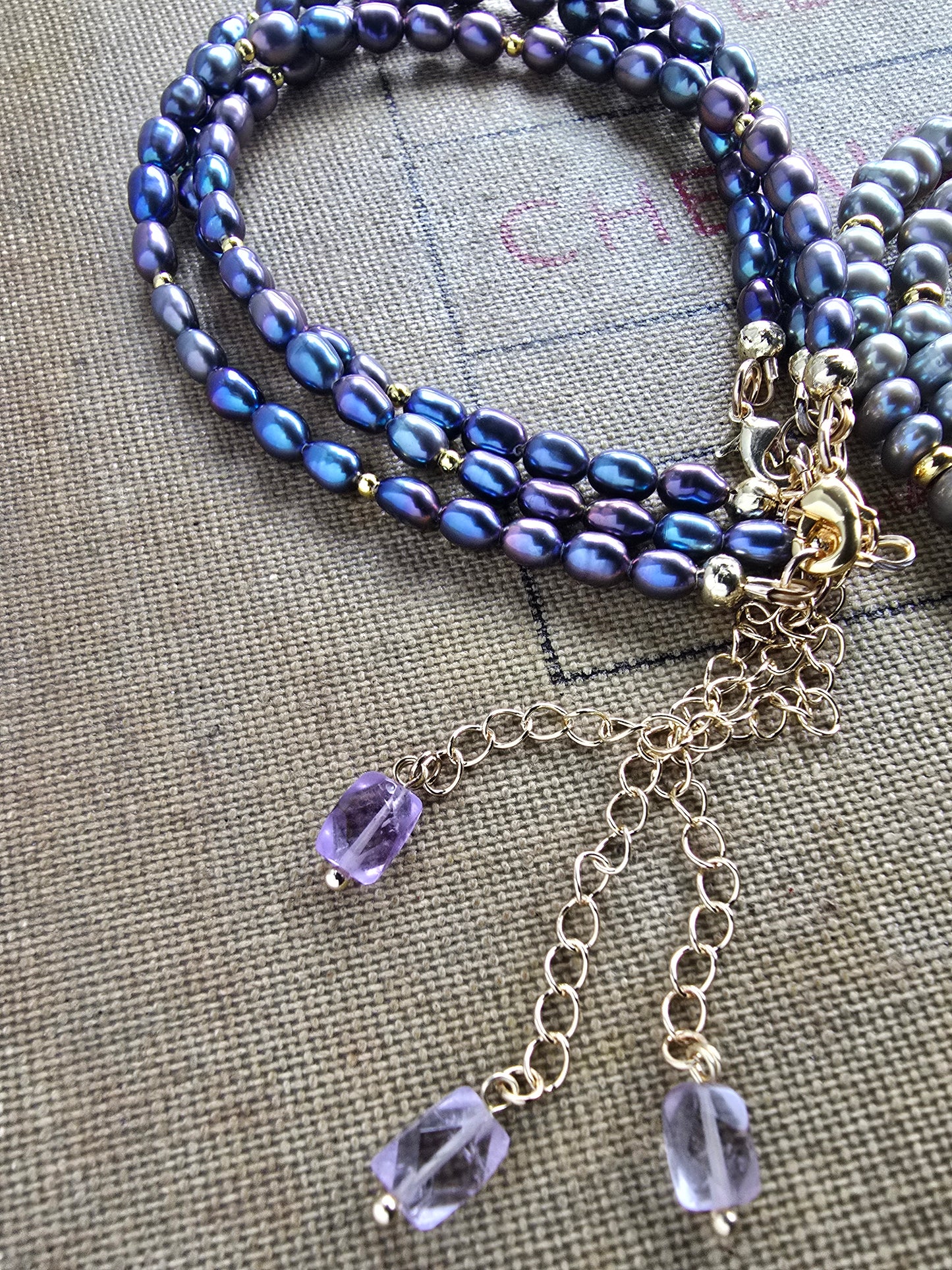 Gold Filled Pearl Bracelet with Gemstone Charm Extender | Everyday Pearl Jewelry My Store